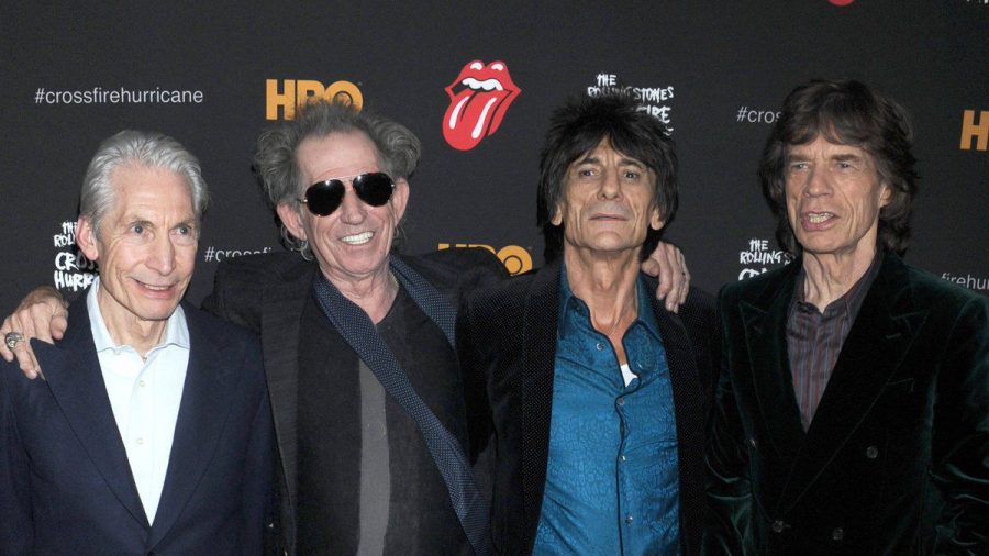 The Rolling Stones bei einem Auftritt in New York. (hub/spot)