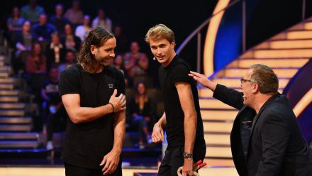 Abgekocht: Silvio Heinevetter ließ Alexander Zverev bei „Schlag den Star“ keine Chance