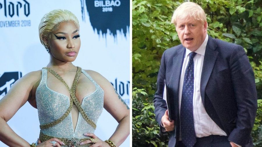 Nicki Minaj zofft sich heftig mit Boris Johnson