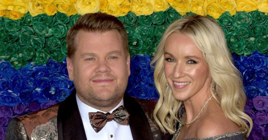 Der englische Schauspieler, Komiker und Fernsehmoderator James Corden und seine Frau Julia Carey.