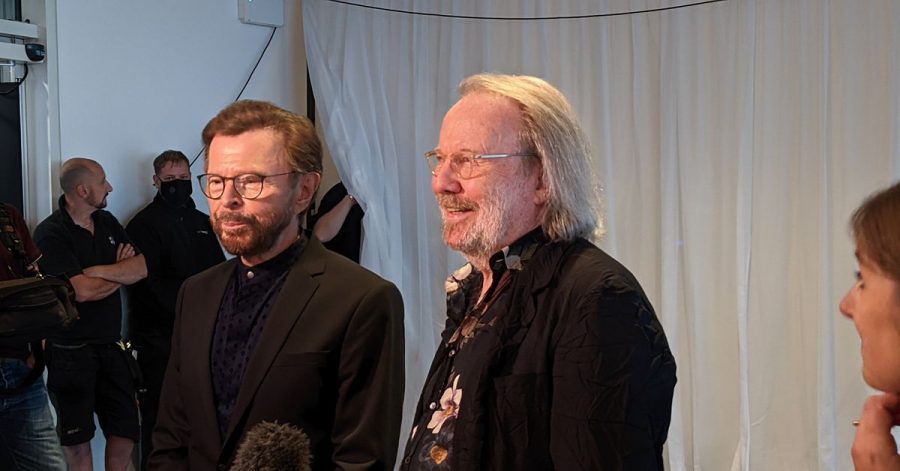 Björn Ulvaeus (l) und Benny Andersson sorgten für eine Überraschung: neue Abba-Songs.