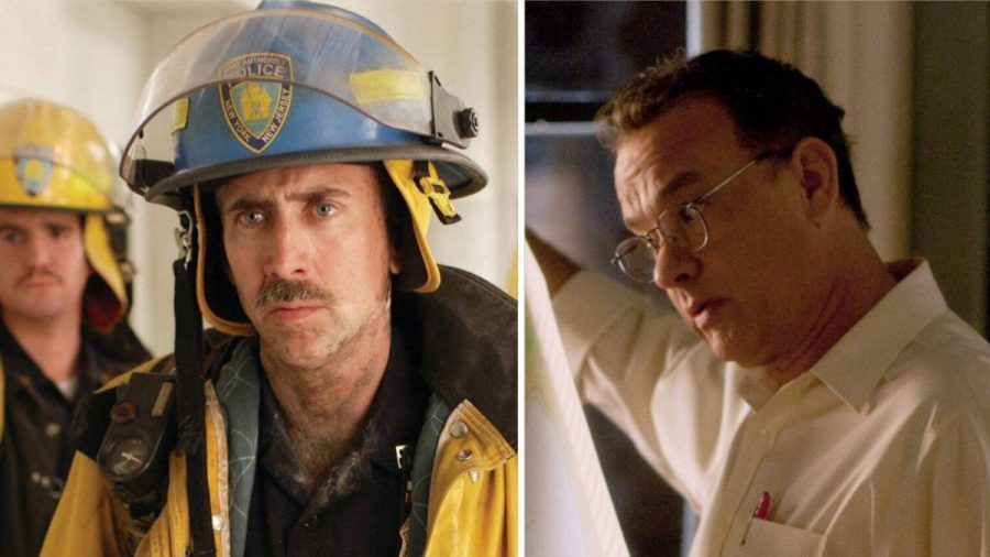 Links: Nicolas Cage in "World Trade Center", rechts Tom Hanks in "Extrem laut & unglaublich nah". (stk/spot)