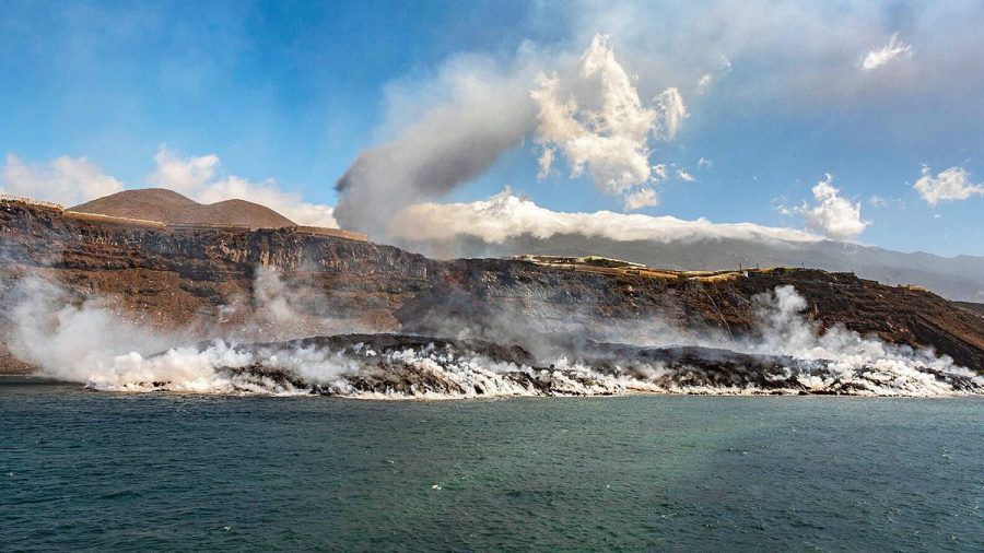Die Lava-Hölle La Palma ist jetzt um rund 14 Fußballfelder gewachsen