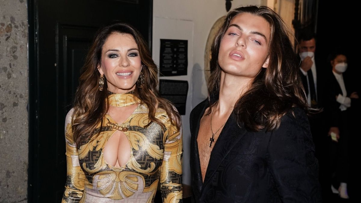Holz vor der Hüttn: Liz Hurley und Olivia Rodrigues machen Hans und Franz Konkurrenz