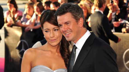 Markus Lanz mit Ehefrau Angela Gessmann bei der Verleihung des Deutschen Fernsehpreises 2016