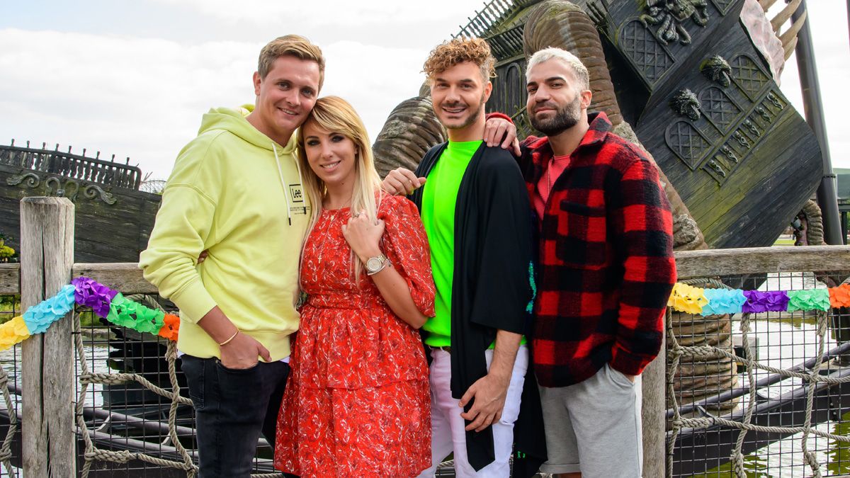 Sam Dylan und Rafi Rachek nach Umzugsstress im Heide Park