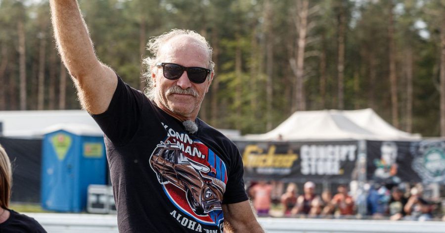 Fernsehauswanderer Konny Reimann auf dem "Werner"-Festival 2019.