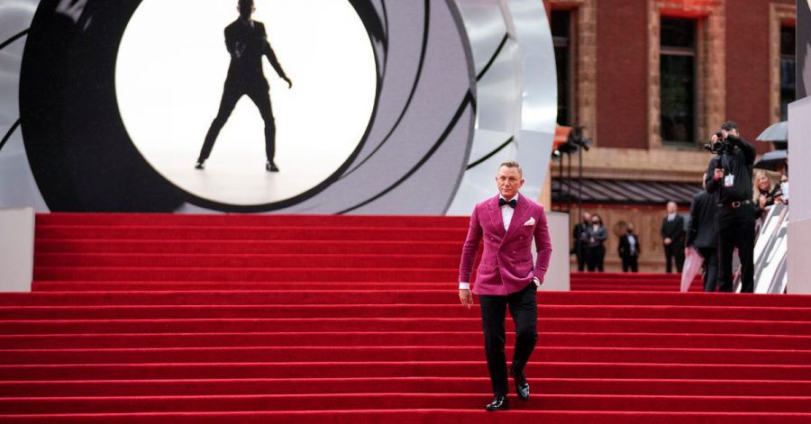 Daniel Craig, Schauspieler aus Großbritannien, bei der Weltpremiere des neuen James Bond Films «No Time to die» in London. Craig (53) soll auf Hollywoods «Walk of Fame» mit einer Sternenplakette verewigt werden.