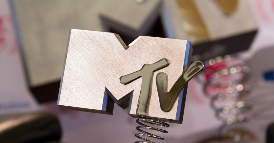 Eine Trophäe der MTV Europe Music Awards (EMA).