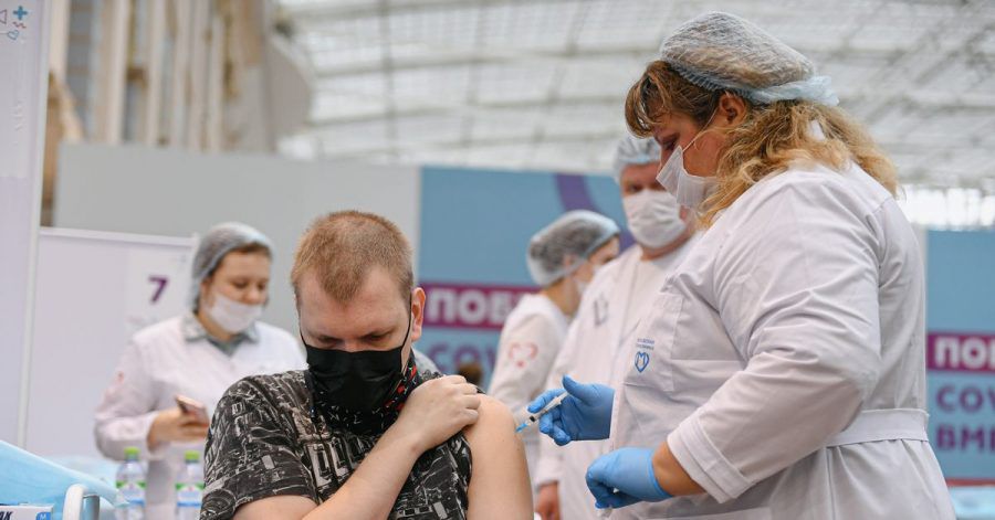 In Russland sind bisher nur 34 Prozent der Bevölkerung gegen das Corona-Virus geimpft.