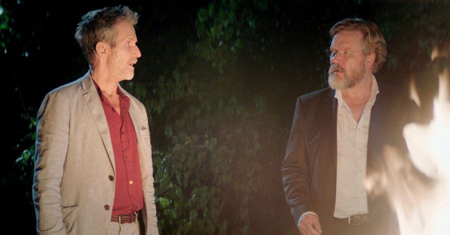 Malte Klingsor (Ulrich Matthes, l) und Patrick Laubenstein (Justus von Dohnanyi).