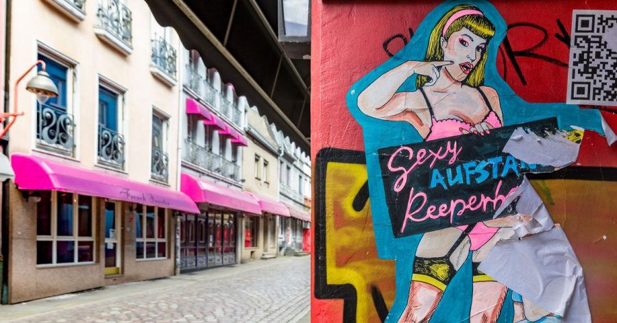 Vergangenes Jahr war die Herbertstrasse in Hamburg teils menschenleer. Viele Sexarbeitende sind während des Lockdowns in die Illegalität abgewandert - und dort geblieben.