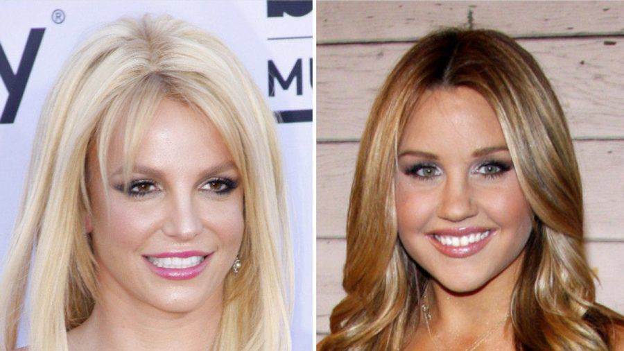 Britney Spears (l.) und Amanda Bynes stehen unter Vormundschaft. (tae/spot)