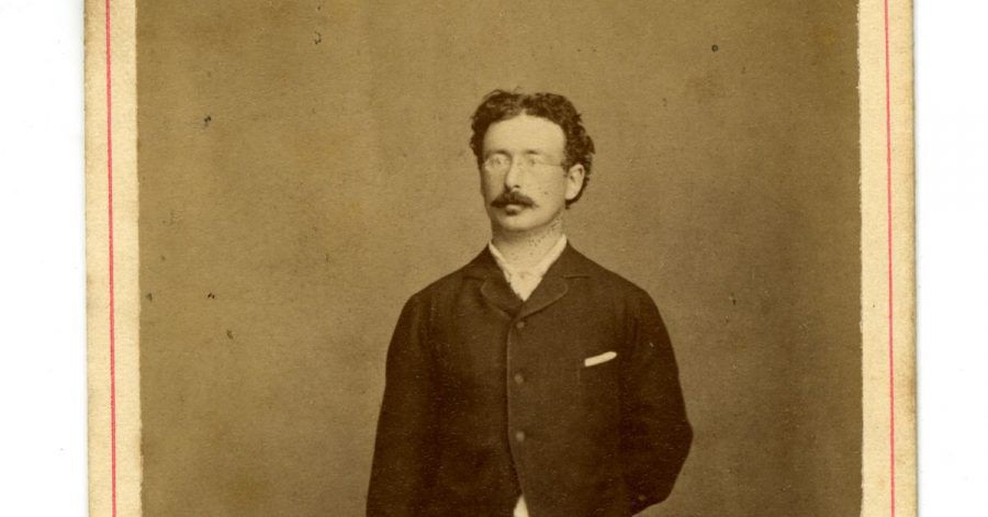 Julius Maggi, als junger Mann (ca. 1880).