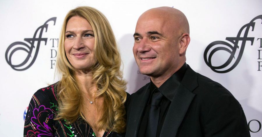 Die ehemalige deutsche Tennisspielerin Steffi Graf und ihr US-amerikanischer Ehemann Andre Agassi sind seit 20 Jahren verheiratet.
