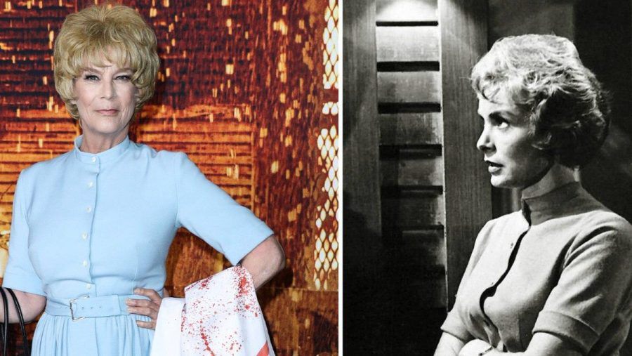 Jamie Lee Curtis bei der "Halloween Kills"-Premiere (l.) und Janet Leigh im Film "Psycho". (ili/spot)