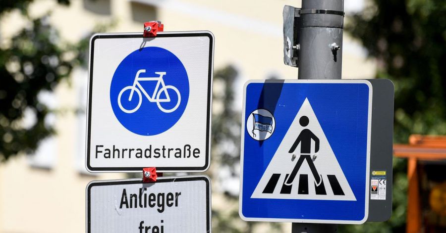 In diese Fahrradstraße dürfen auch Anlieger fahren - sie müssen sich aber an die dortigen Regeln halten.