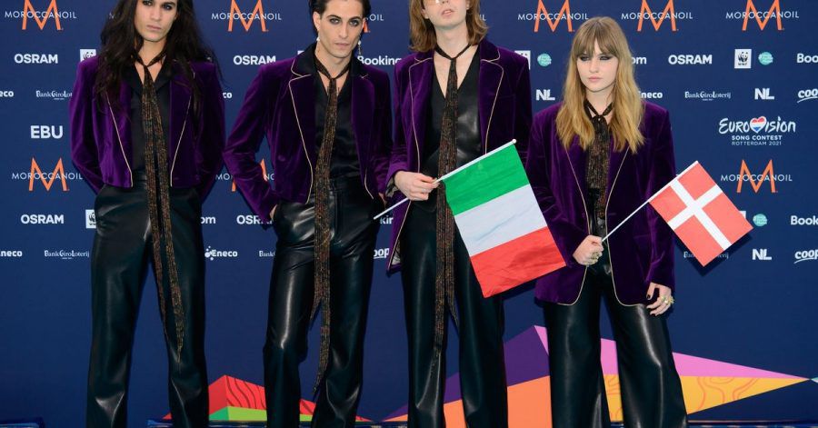 Die Rockband Måneskin aus Italien gewann den ESC in diesem Jahr.