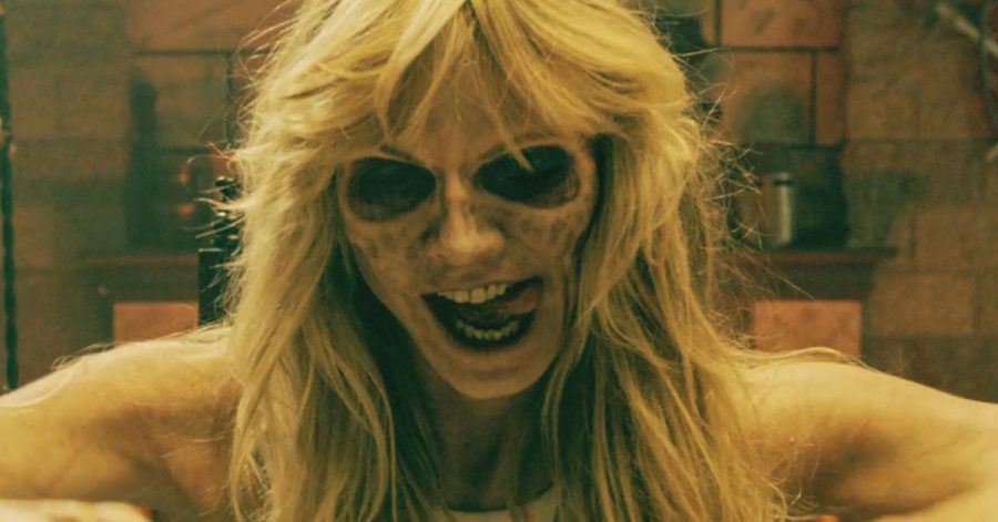 Halloween-Fieber trotz Party-Absage: Model Heidi Klum als gruseliger Zombie.