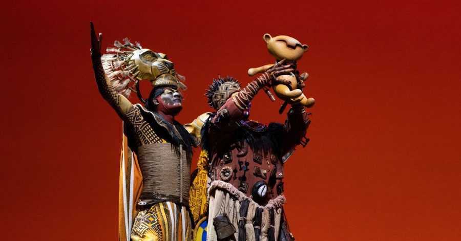 Schauspieler bei einer Aufführung des Musicals «König der Löwen» im September in Madrid.