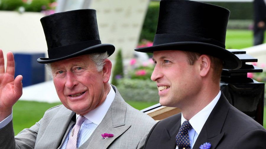 Prinz Charles und Prinz William beim Pferderennen in Ascot 2019. (ncz/spot)