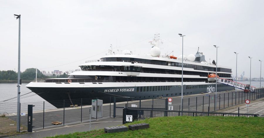 Expeditions-Kreuzfahrtschiff «World Voyager» in Hamburg: Nicko Cruises führt auf allen Reisen eine 2G-Regel ein.