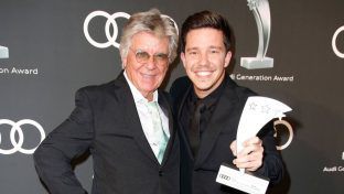 Nico Santos mit seinem Vater Egon Wellenbrink