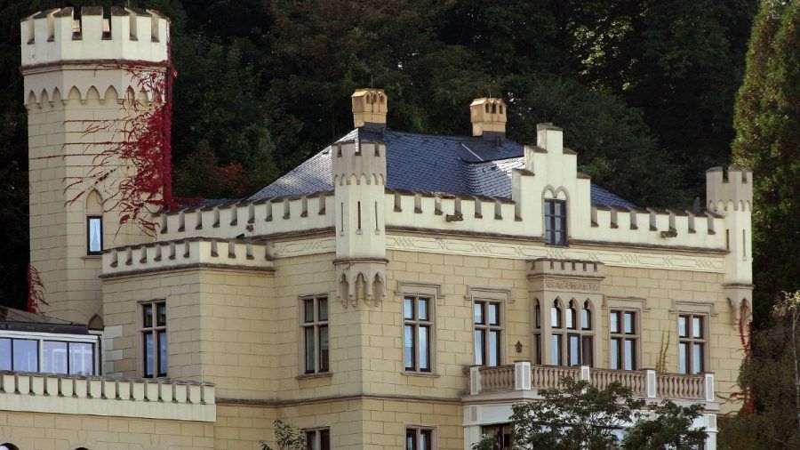 Schloss Marienfels bei Remagen am Rhein, die ehemalige Residenz von Thomas Gottschalk