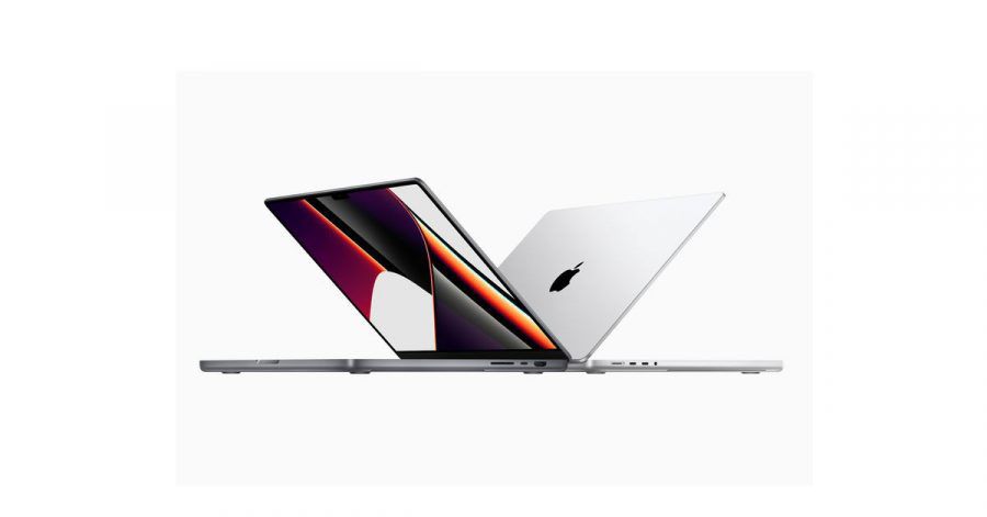 Rücken an Rücken: Das neue Macbook Pro kommt als 16-Zöller (links) oder als 14-Zöller.