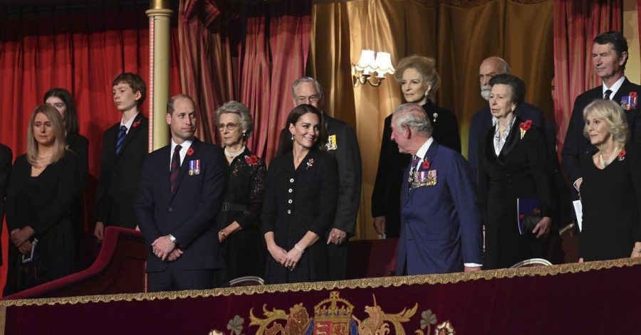 Mitglieder der königlichen Familie nehmen in der Londoner Royal Albert Hall am jährlichen Royal British Legion Festival of Remembrance in der Royal Albert Hall teil.