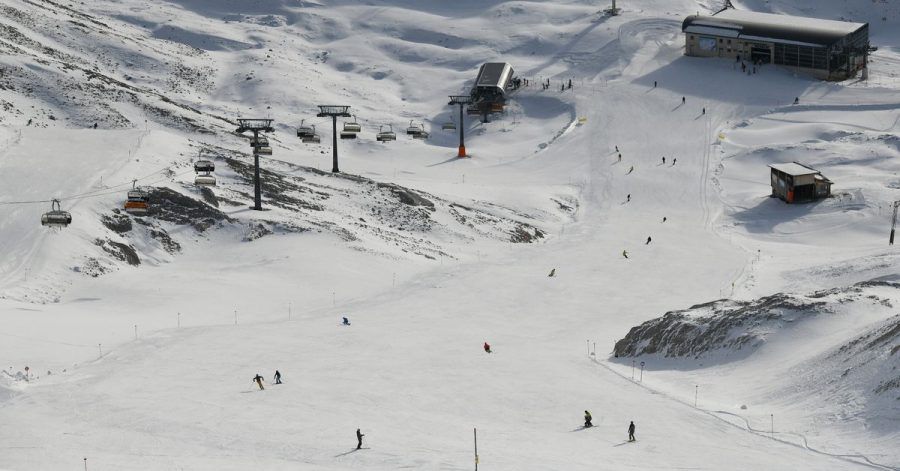 Freie Fahrt auf den Pisten am Zugspitzplatt.