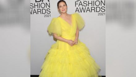 Drew Barrymore bei den CFDA Fashion Awards in New York. (hub/spot)