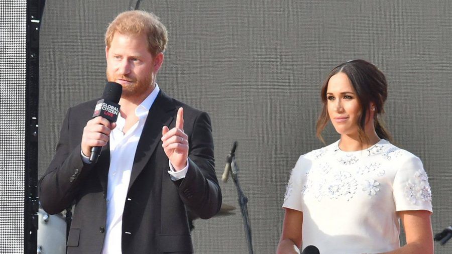 Prinz Harry und Herzogin Meghan bei einem Auftritt in New York. (hub/spot)