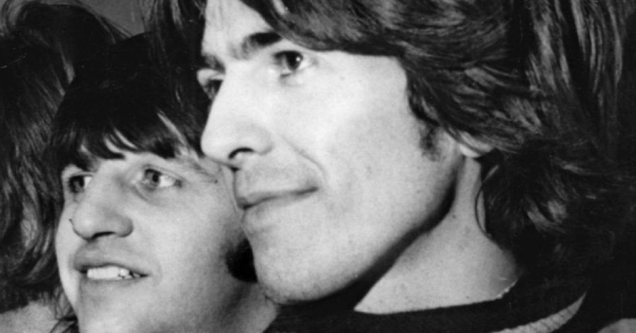 Ringo Starr und George Harrison im Duett.