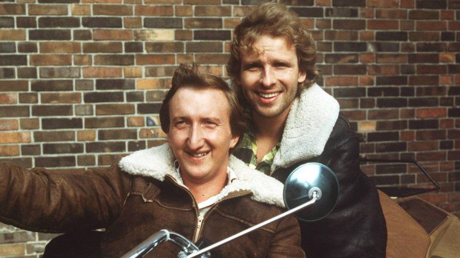 Zusammen mit Thomas Gottschalk (r.) war Mike Krüger auch auf der großen Leinwand erfolgreich. (wue/spot)
