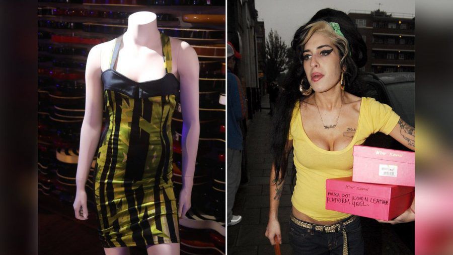 Dieses Kleid trug Amy Winehouse während ihres letzten Konzerts in Belgrad. (dr/spot)