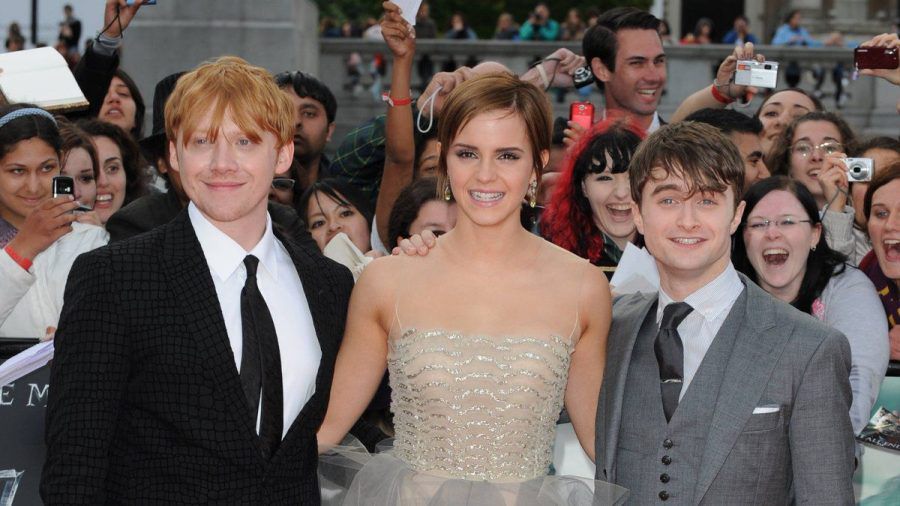 Die Stars aus "Harry Potter": Rupert Grint, Emma Watson und Daniel Radcliffe (v.l.). (eee/spot)