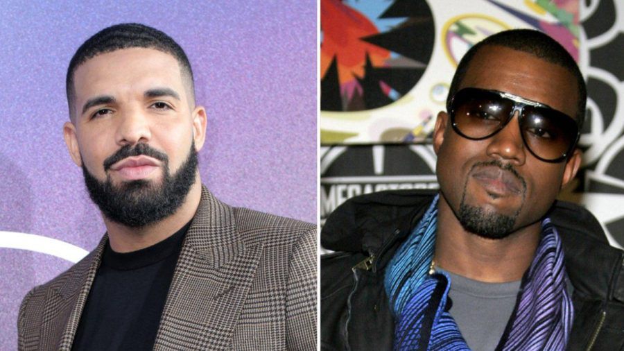 Drake (l.) und Kanye West machen gemeinsame Sache. (ili/spot)