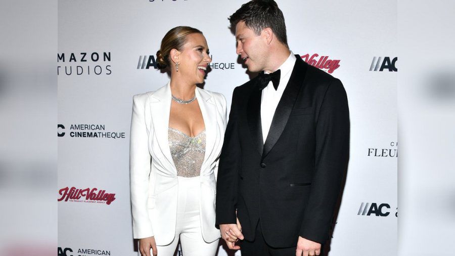 Scarlett Johansson und Colin Jost: Turtelauftritt nach Hochzeit und Baby. (hub/spot)
