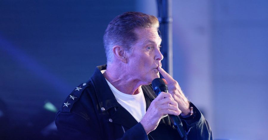 David Hasselhoff, US-Schauspieler und Sänger.