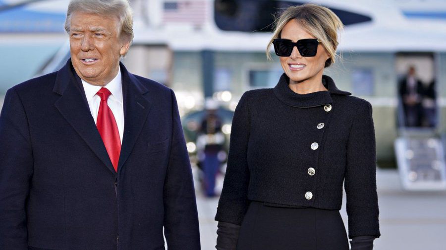 Melania Trump an der Seite ihres Ehemanns Donald. (hub/spot)