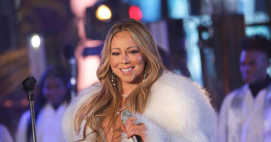 Mariah Carey, US-Sängerin, tritt bei der Silvesterfeier auf dem Times Square auf. (Archivbild)