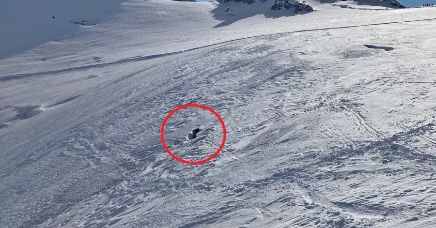 Blick auf die Unglücksstelle in Oberösterreich.