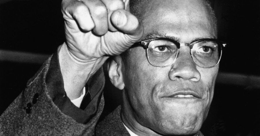 Der US-amerikanische Bürgerrechtler Malcolm X auf einer Kundgebung 1963. (Archivbild)
