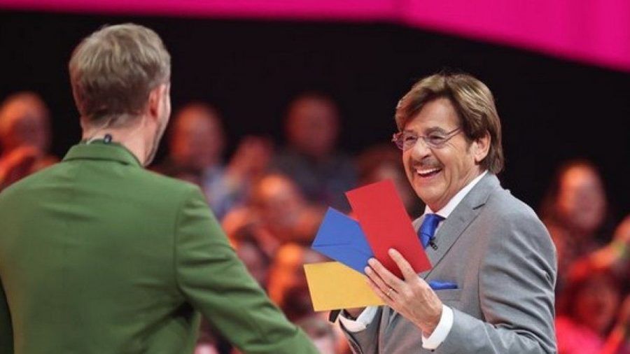 "Geh aufs Ganze!": Daniel Boschmann (li.) mit Moderator Jörg Draeger. (cg/spot)