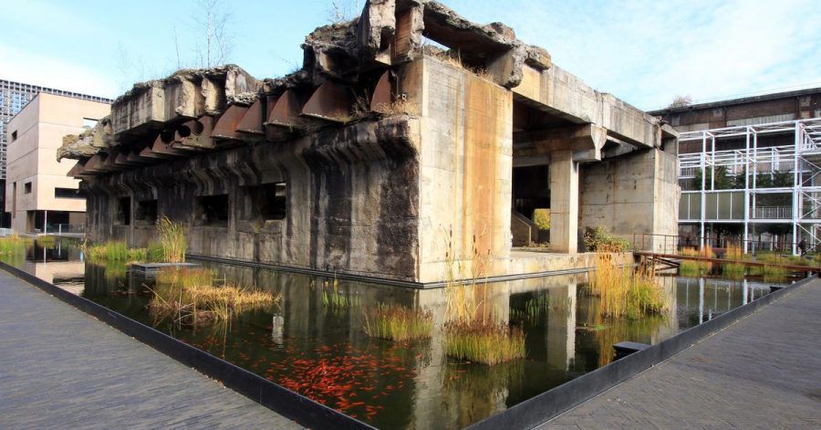 Der alte Hochofen C in Esch wurde 1996 nach China verkauft - das Fundament soll 2022 als Bühne für Konzerte dienen.