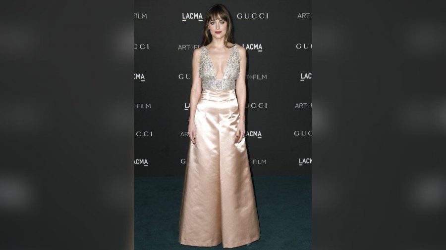 Dakota Johnson kam ohne Freund Chris Martin zum Gala-Event in Los Angeles. (wag/spot)