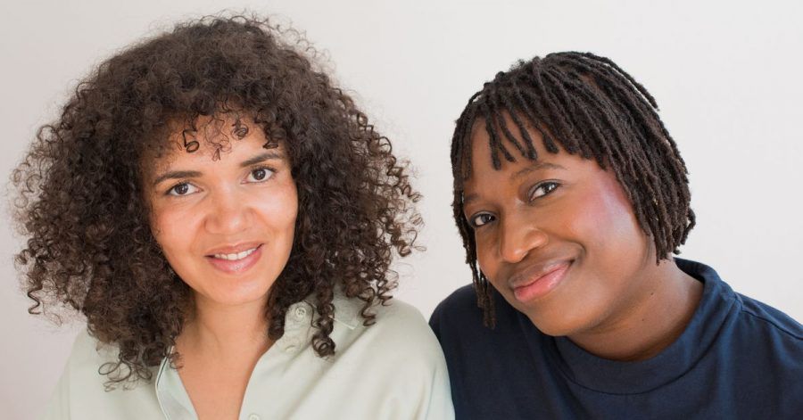 Olaolu Fajembola (L) und Tebogo Nimindé-Dundadengar (R) sind Autorinnen des Buches «Gib mir mal die Hautfarbe».