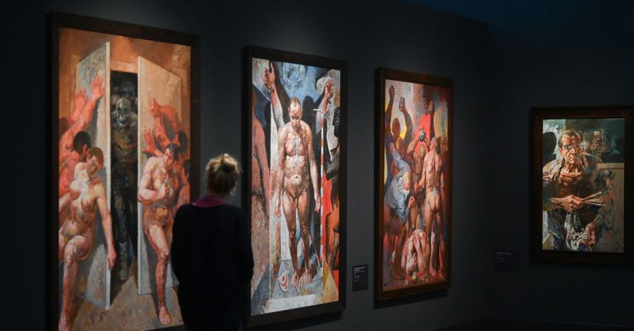Die Arbeiten von Willi Sitte sind im Kunstmuseum Moritzburg zu sehen.