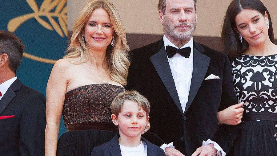 Kelly Preston und John Travolta mit ihrem Sohn Benjamin bei den Filmfestspielen von Cannes im Jahr 2018. (eee/spot)